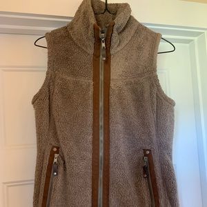 Brown L.L.Bean Hi-Pile Fleece Vest